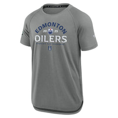 Edmonton Oilers Fanatics 2025 Stanley Cup Playoffs Authentic Pro Rink Performance T-Shirt Online