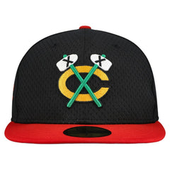 Chicago Blackhawks New Era Mesh Crown Two-Tone 59FIFTY Fitted Hat Outlet