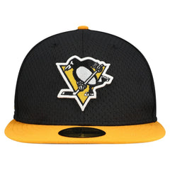 Pittsburgh Penguins New Era Mesh Crown Two-Tone 59FIFTY Fitted Hat For Sale