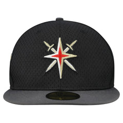 Vegas Golden Knights New Era Mesh Crown Two-Tone 59FIFTY Fitted Hat Outlet