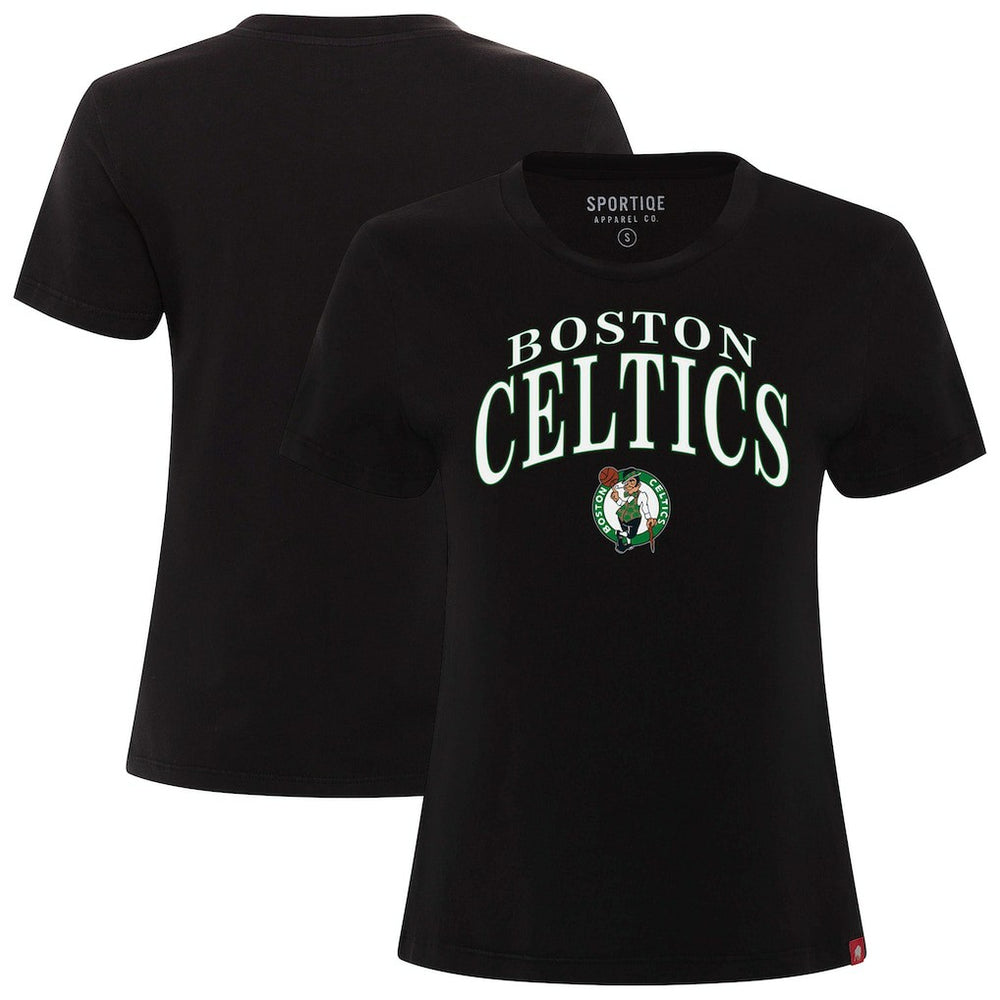 Boston Celtics Sportiqe Women's Arcadia Boxy T-Shirt On Sale