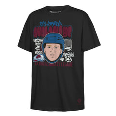 Nathan MacKinnon Colorado Avalanche Mitchell & Ness Youth Caricature T-Shirt Sale