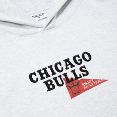 Enjoy Basketball x Chicago Bulls Unisex Hoop Enthusiast Capsule Collection Pullover Hoodie - Heather Gray on sale On Sale