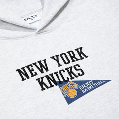 Enjoy Basketball x New York Knicks Unisex Hoop Enthusiast Capsule Collection Pullover Hoodie - Heather Gray outlet On Sale