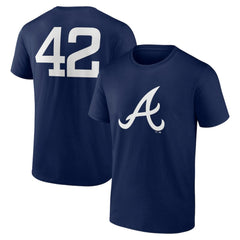 Atlanta Braves Jackie Robinson Day Name & Number T-Shirt | MLB Outlet