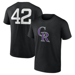 Colorado Rockies Jackie Robinson Day Name & Number T-Shirt | MLB Online