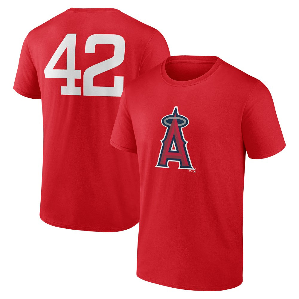 Los Angeles Angels Jackie Robinson Day Name & Number T-Shirt | MLB Near me