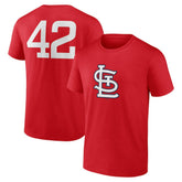 St. Louis Cardinals Jackie Robinson Day Name & Number T-Shirt | MLB Shop