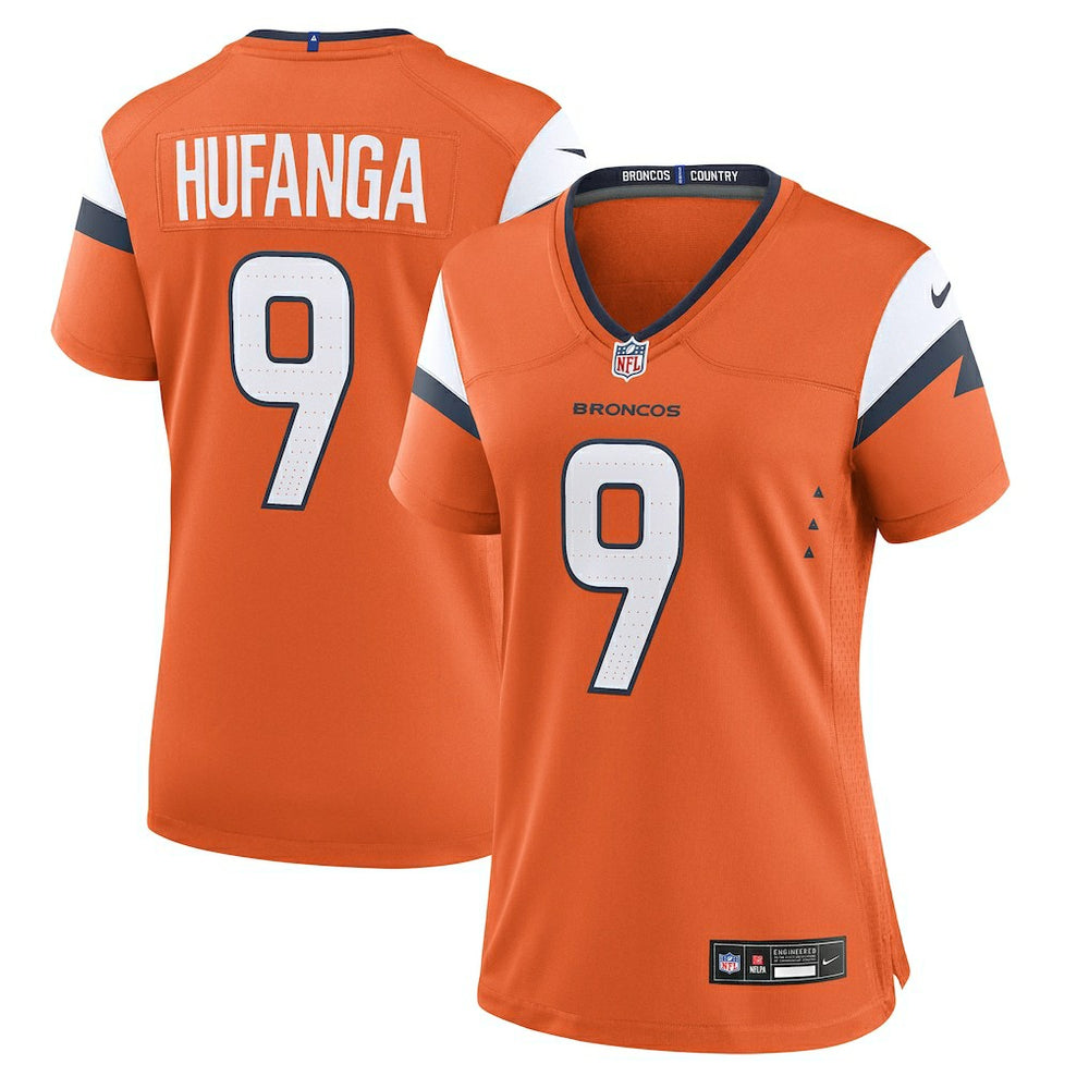 Denver Broncos Nike Talanoa Hufanga Women's Team Game Jersey