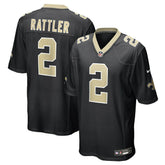 New Orleans Saints Nike Spencer Rattler Team Game Jersey
