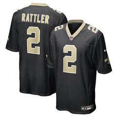 New Orleans Saints Nike Spencer Rattler Team Game Jersey