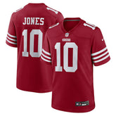 San Francisco 49ers Nike Mac Jones Team Game Jersey