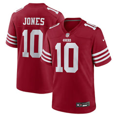 San Francisco 49ers Nike Mac Jones Team Game Jersey