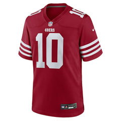 San Francisco 49ers Nike Mac Jones Team Game Jersey