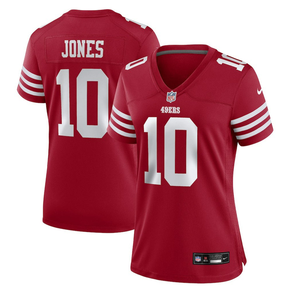 San Francisco 49ers Nike Mac Jones Women's Team Game Jersey