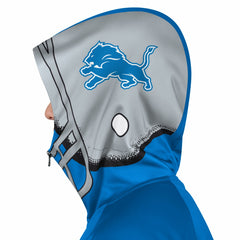 Detroit Lions Pro Player Helmet Full-Zip Hooded Track Jacket