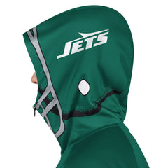 New York Jets Pro Player Helmet Full-Zip Hooded Track Jacket