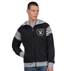 Las Vegas Raiders Pro Player Helmet Full-Zip Hooded Track Jacket