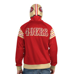San Francisco 49ers Pro Player Helmet Full-Zip Hooded Track Jacket