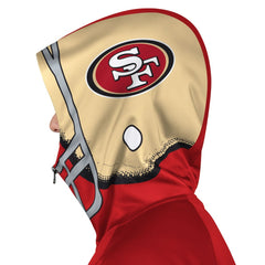 San Francisco 49ers Pro Player Helmet Full-Zip Hooded Track Jacket