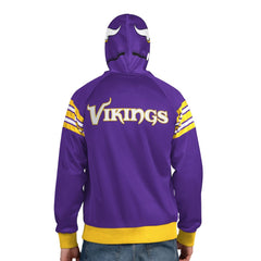 Minnesota Vikings Pro Player Helmet Full-Zip Hooded Track Jacket