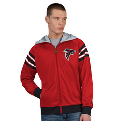 Atlanta Falcons Pro Player Helmet Full-Zip Hooded Track Jacket