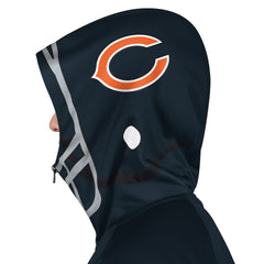 Chicago Bears Pro Player Helmet Full-Zip Hooded Track Jacket