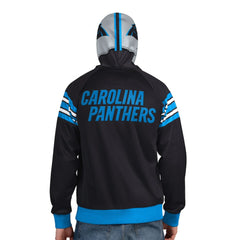 Carolina Panthers Pro Player Helmet Full-Zip Hooded Track Jacket