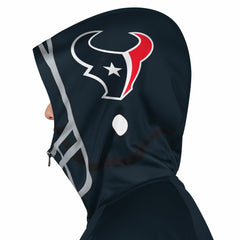 Houston Texans Pro Player Helmet Full-Zip Hooded Track Jacket