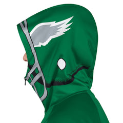 Philadelphia Eagles Pro Player Retro Helmet Full-Zip Hooded Track Jacket