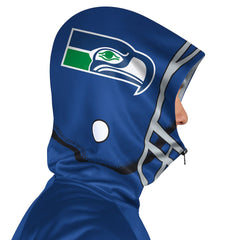 Seattle Seahawks Pro Player Retro Helmet Full-Zip Hooded Track Jacket