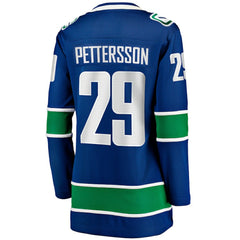 Marcus Pettersson Vancouver Canucks Fanatics Women's Home Breakaway Player Jersey Blue