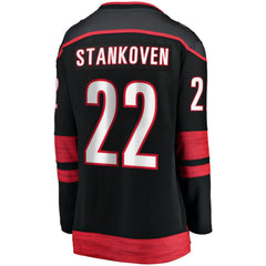 Logan Stankoven Carolina Hurricanes Fanatics Women's Home Breakaway Player Jersey On Sale