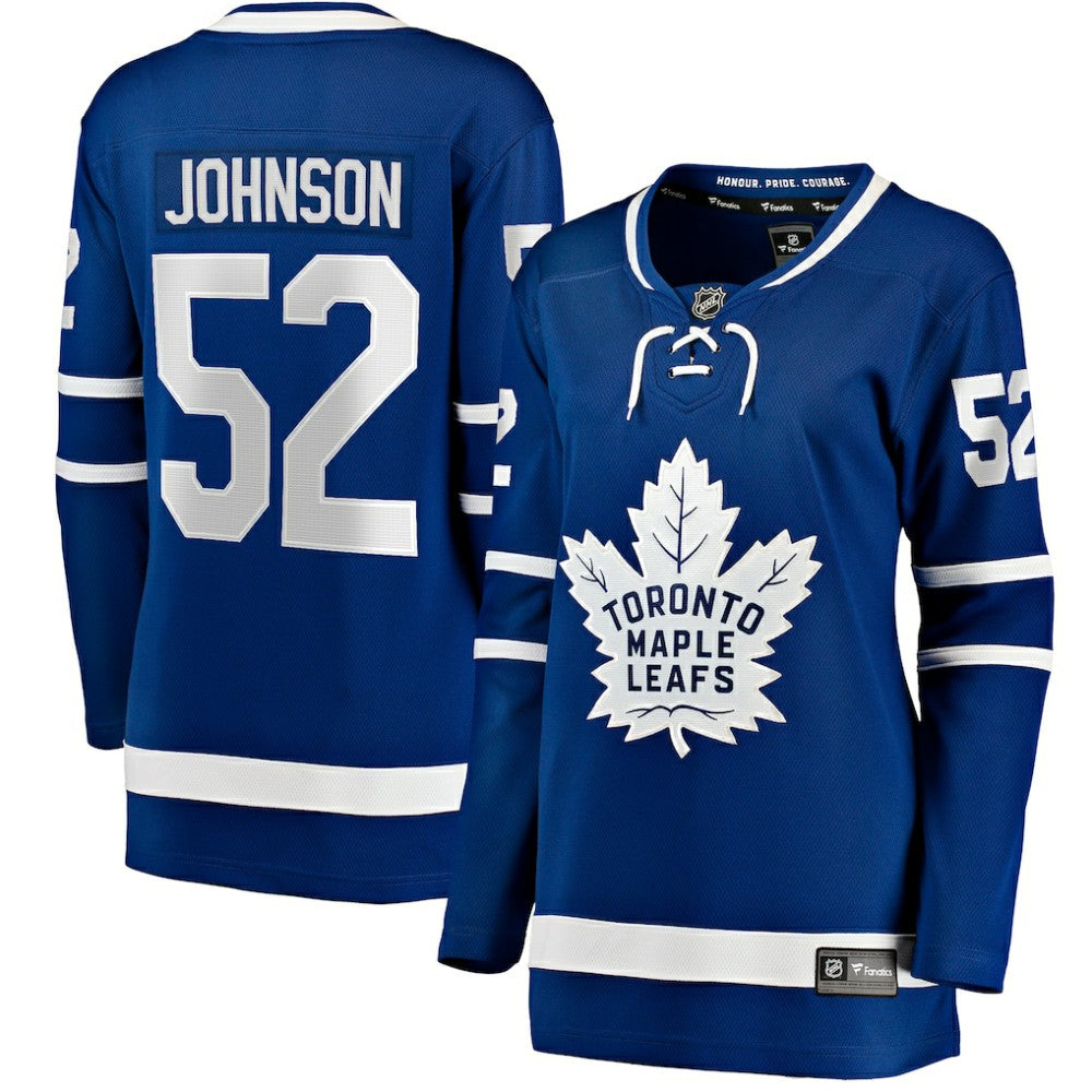 Reese Johnson Toronto Maple Leafs Fanatics Women's Home Breakaway Player Jersey Sale