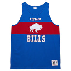 Buffalo Bills Mitchell & Ness Retro Colorblock Tank Top