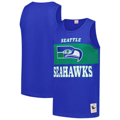 Seattle Seahawks Mitchell & Ness Retro Colorblock Tank Top