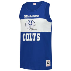 Indianapolis Colts Mitchell & Ness Retro Colorblock Tank Top