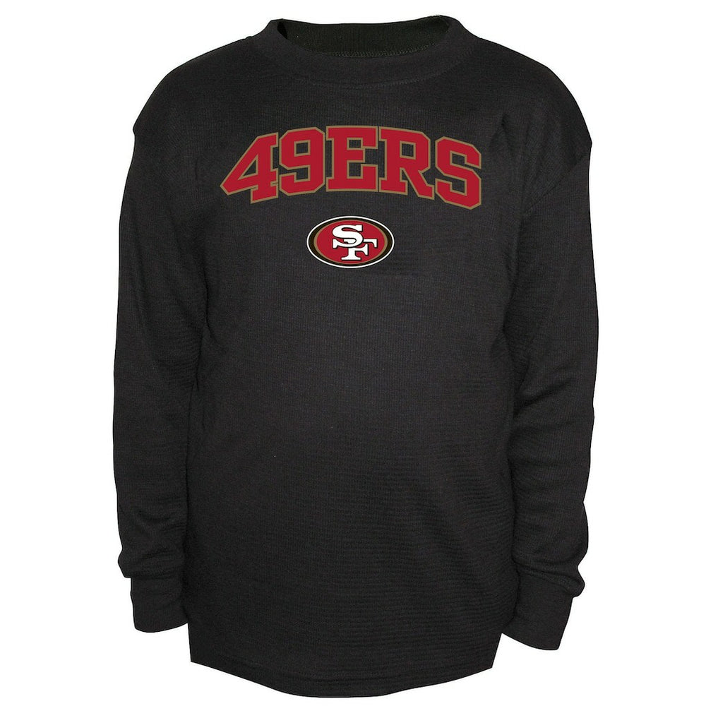 San Francisco 49ers Fanatics Big & Tall Thermal Long Sleeve Crew Neck T-Shirt