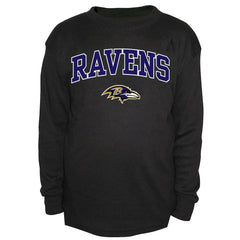 Baltimore Ravens Fanatics Big & Tall Thermal Long Sleeve Crew Neck T-Shirt