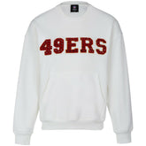 San Francisco 49ers Cuce Women's Chenille Jeweled Sweatshirt