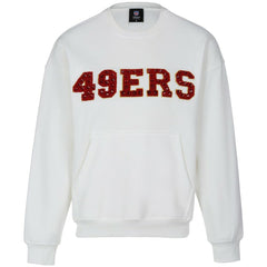 San Francisco 49ers Cuce Women's Chenille Jeweled Sweatshirt