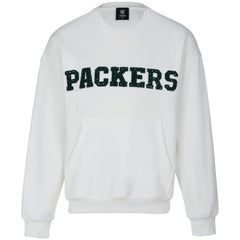 Green Bay Packers Cuce Women's Chenille Jeweled Sweatshirt