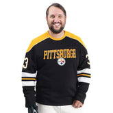 Pittsburgh Steelers G-III Sports by Carl Banks Adaptive Lord Stanley Crewneck Sweatshirt