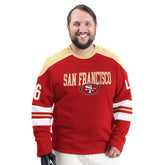 San Francisco 49ers G-III Sports by Carl Banks Adaptive Lord Stanley Crewneck Sweatshirt