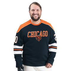 Chicago Bears G-III Sports by Carl Banks Adaptive Lord Stanley Crewneck Sweatshirt