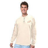 Philadelphia Eagles Margaritaville Five O'Clock Henley Long Sleeve T-Shirt