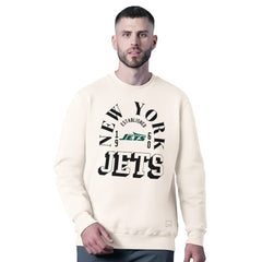 New York Jets MSX by Michael Strahan Whiteout Tri-Blend Sweatshirt