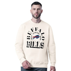 Buffalo Bills MSX by Michael Strahan Whiteout Tri-Blend Sweatshirt