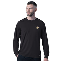 New Orleans Saints MSX by Michael Strahan Forward Long-Sleeve T-Shirt