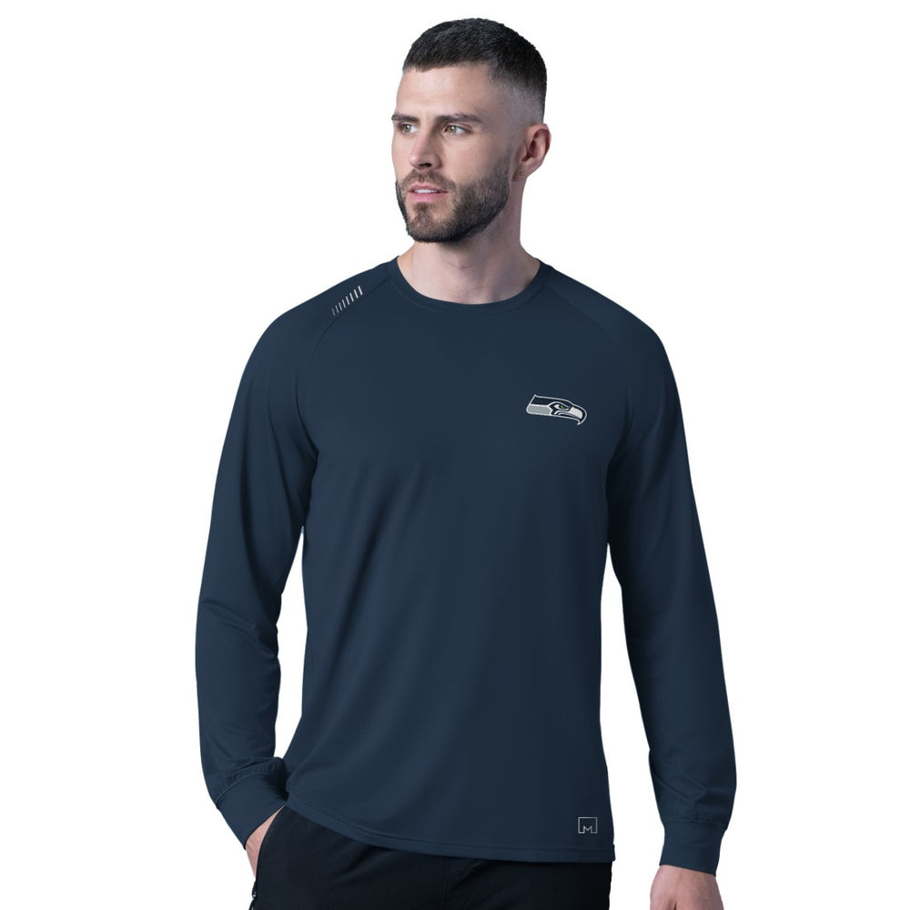 Seattle Seahawks MSX by Michael Strahan Forward Long-Sleeve T-Shirt